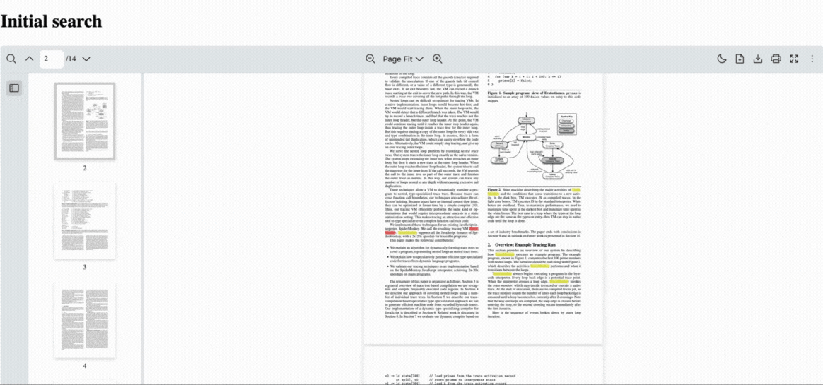 An image of set initial keyword trace monkey